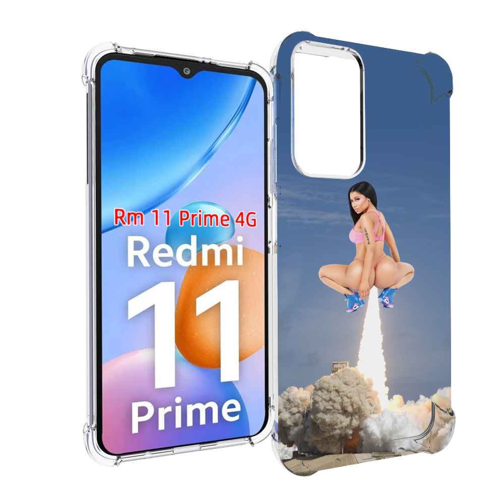 

Чехол MyPads ники-минаж-ракета детский для Xiaomi Redmi 11 Prime 4G, Прозрачный, Tocco