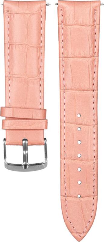 

Ремешок кожаный GSMIN Crocodile 22 для Amazfit GTR 3 Pro (Розовый)