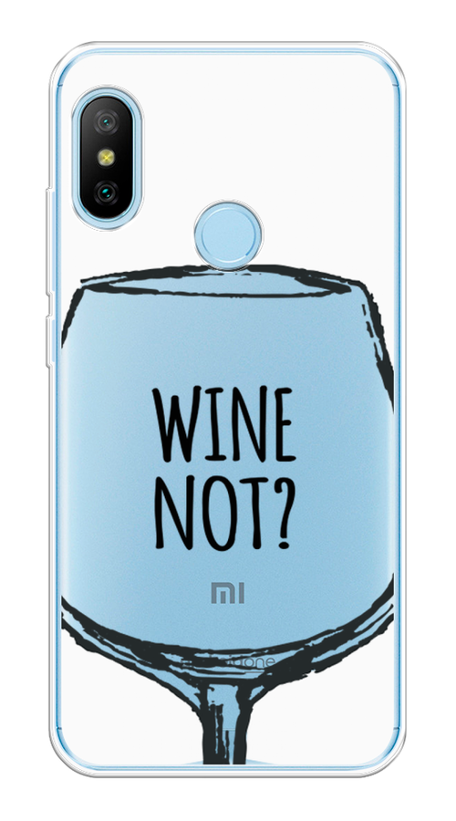 

Чехол на Xiaomi A2 Lite "Wine not white", Белый, 34050-6