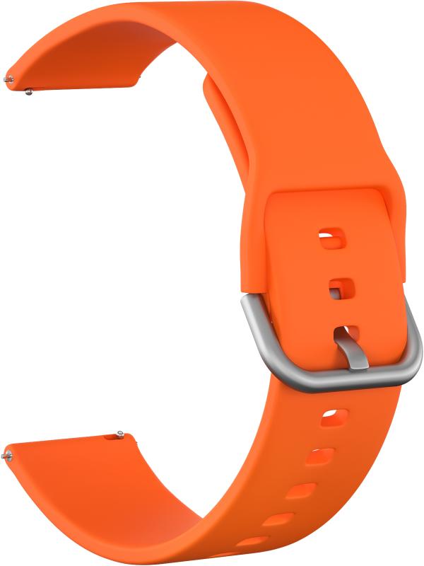 

Ремешок силиконовый GSMIN Sport Line 22 для Amazfit GTR 3 Pro (Оранжевый)