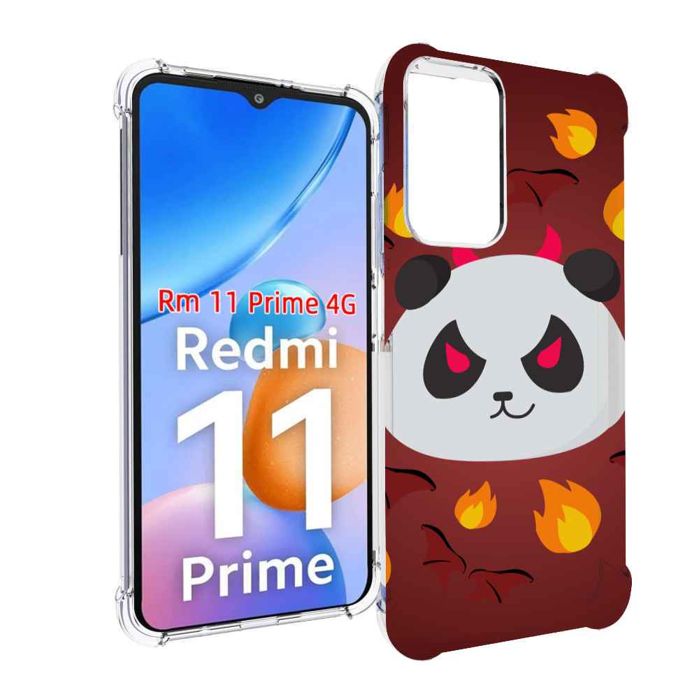 

Чехол MyPads огненная-панда для Xiaomi Redmi 11 Prime 4G, Прозрачный, Tocco