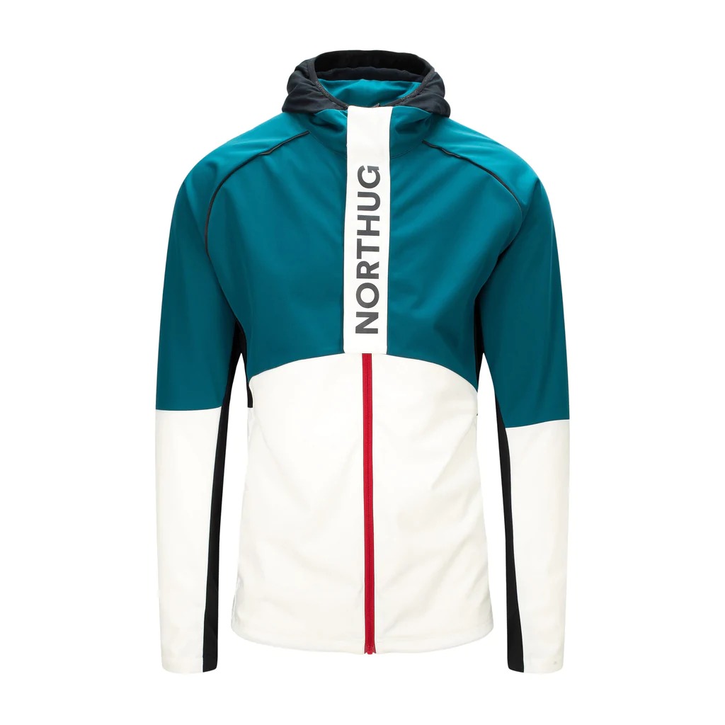 фото Спортивная куртка мужская northug ruka softshell белая xl