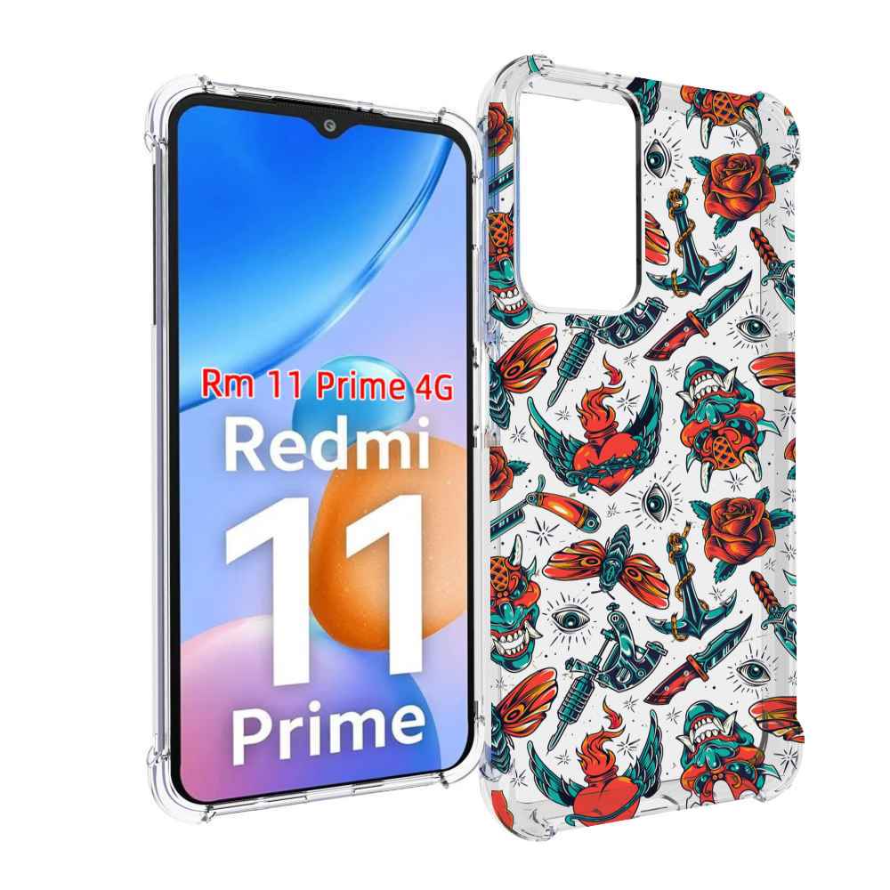 

Чехол MyPads олд-скул-пак для Xiaomi Redmi 11 Prime 4G, Прозрачный, Tocco