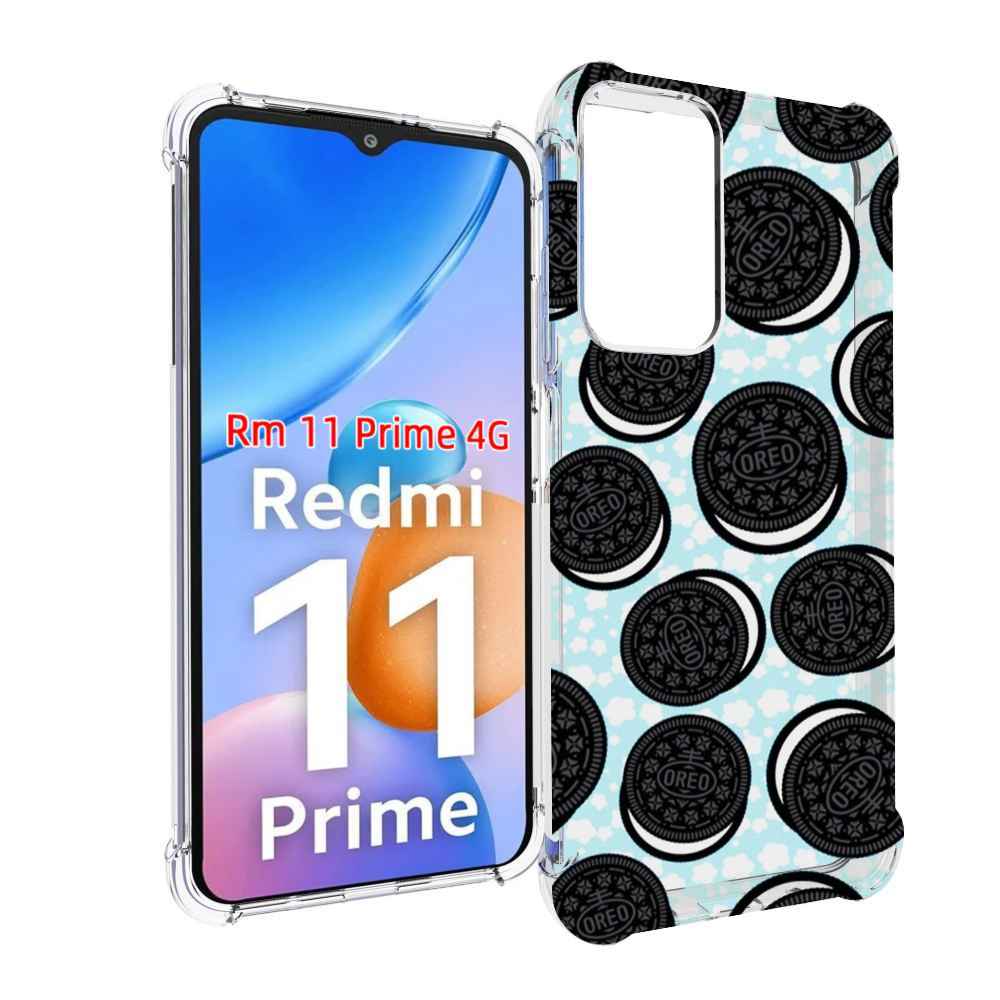 

Чехол MyPads орео печеньки для Xiaomi Redmi 11 Prime 4G, Прозрачный, Tocco