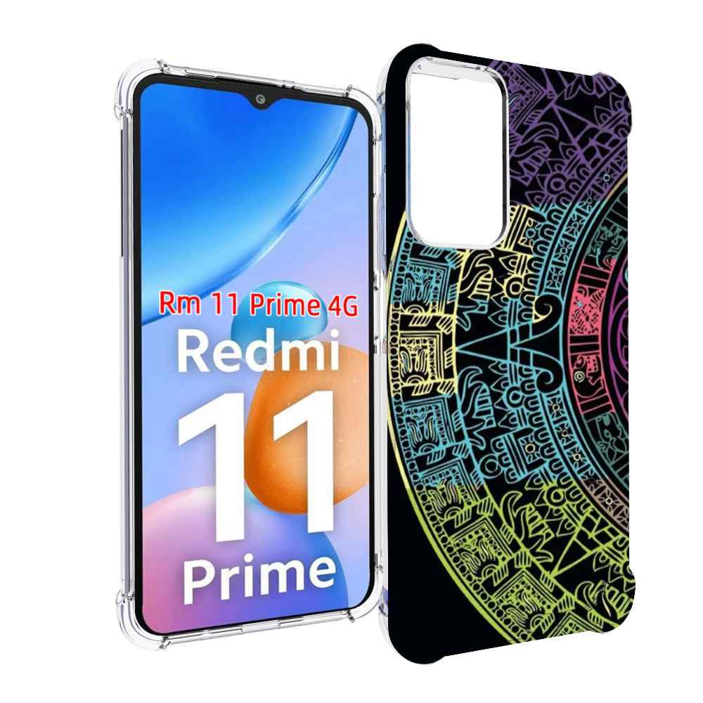 

Чехол MyPads орнамент полукруга для Xiaomi Redmi 11 Prime 4G, Прозрачный, Tocco