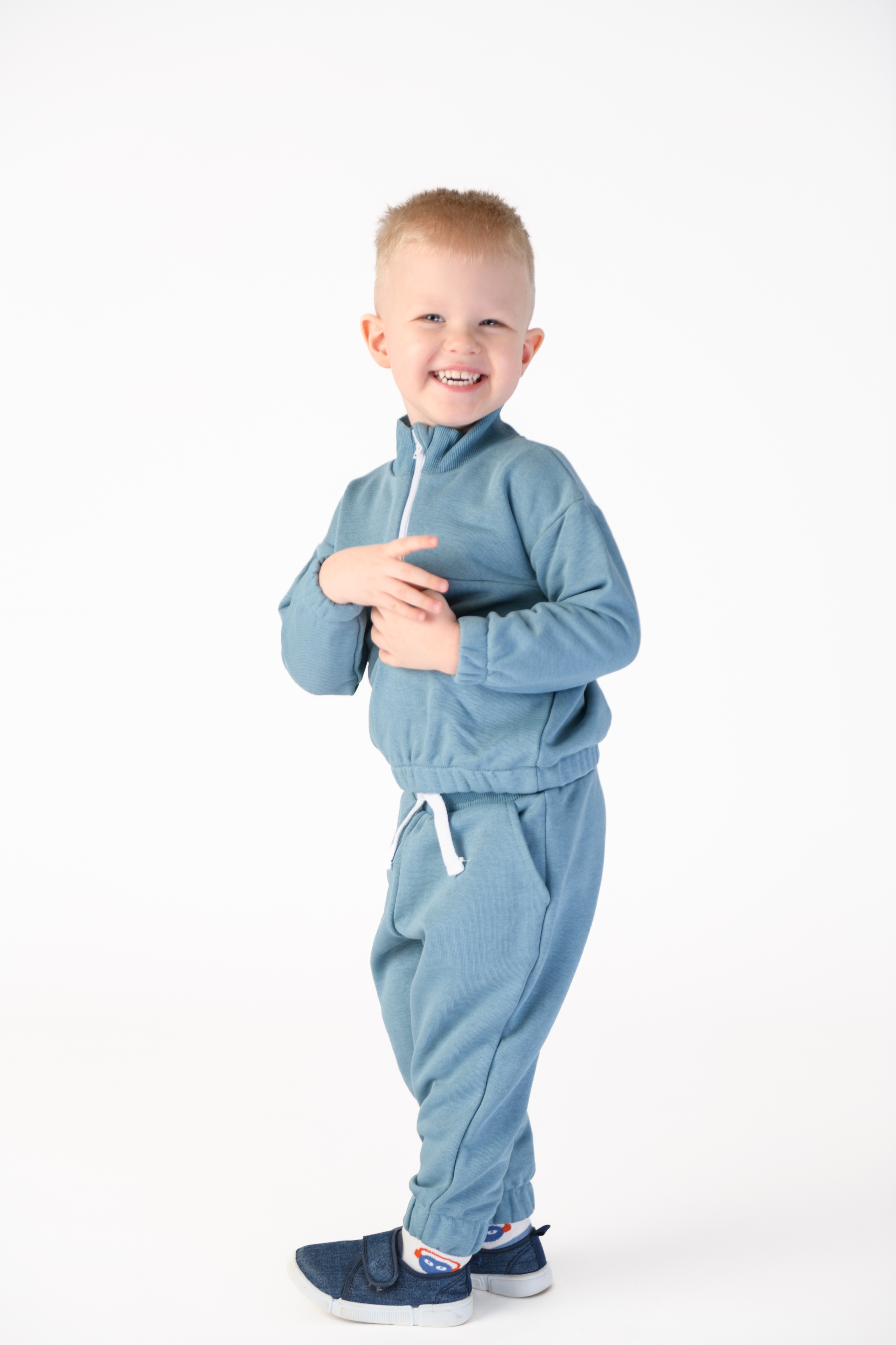 

Спортивный костюм детский KIDDY CHIC, kc02, лазурный, 86, Голубой, kc02