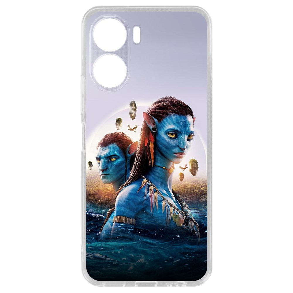 

Чехол-накладка Krutoff Clear Case Аватар - Джейк и Нейтири для Vivo Y16, Прозрачный