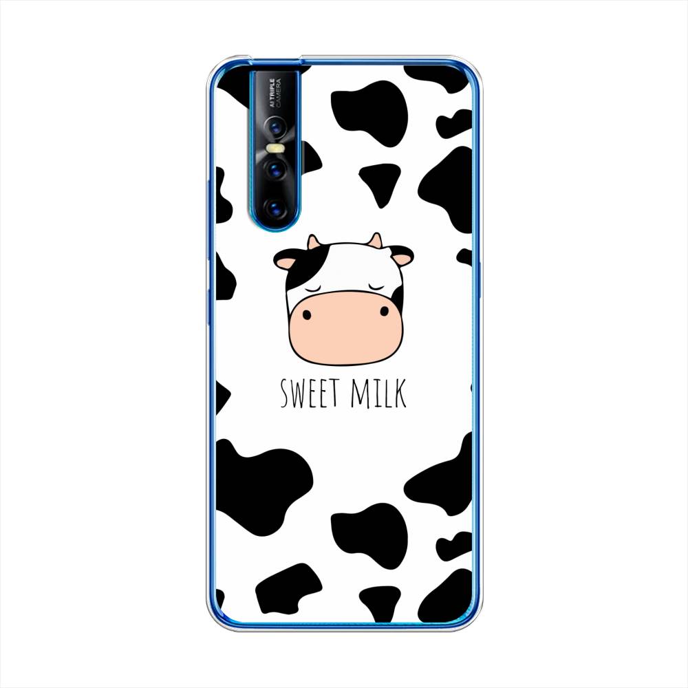 

Чехол для Vivo V15 Pro "Sweet milk", Розовый;белый;черный, 261150-1