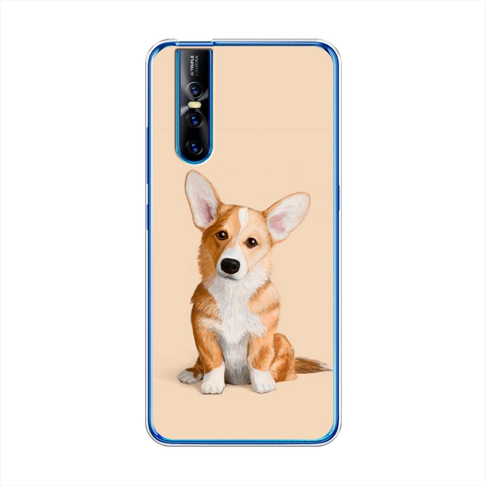 

Чехол для Vivo V15 Pro "Грустный Корги", Коричневый;бежевый, 261150-1