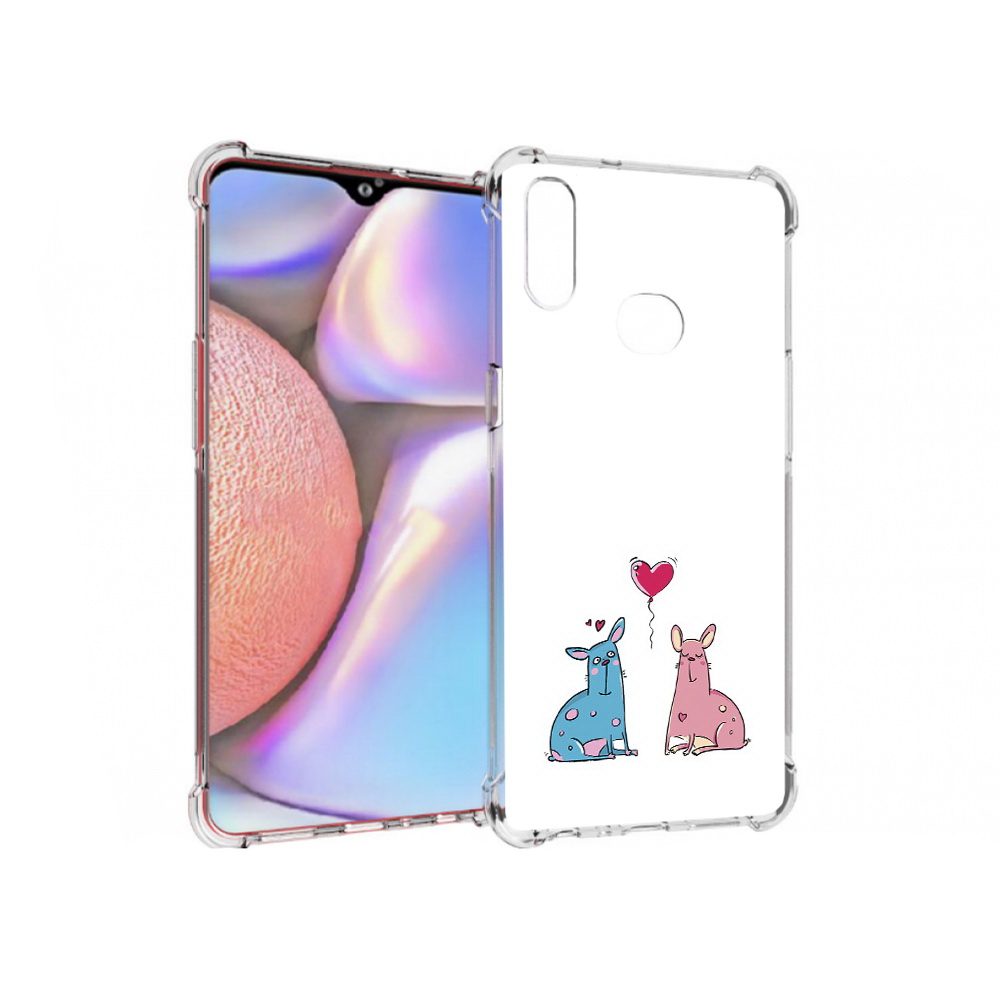 

Чехол MyPads Tocco для Samsung Galaxy A10s Лама любовь (PT139908.534.102), Прозрачный, Tocco