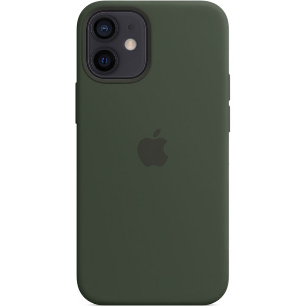 

Чехол Apple iPhone 12 mini MagSafe Silicone Case (закрытый низ) (зеленый)