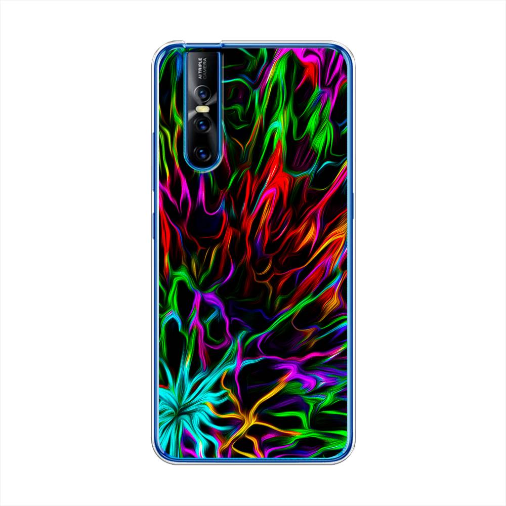 

Чехол для Vivo V15 Pro "Разноцветные разводы", Голубой;зеленый;оранжевый, 261150-3