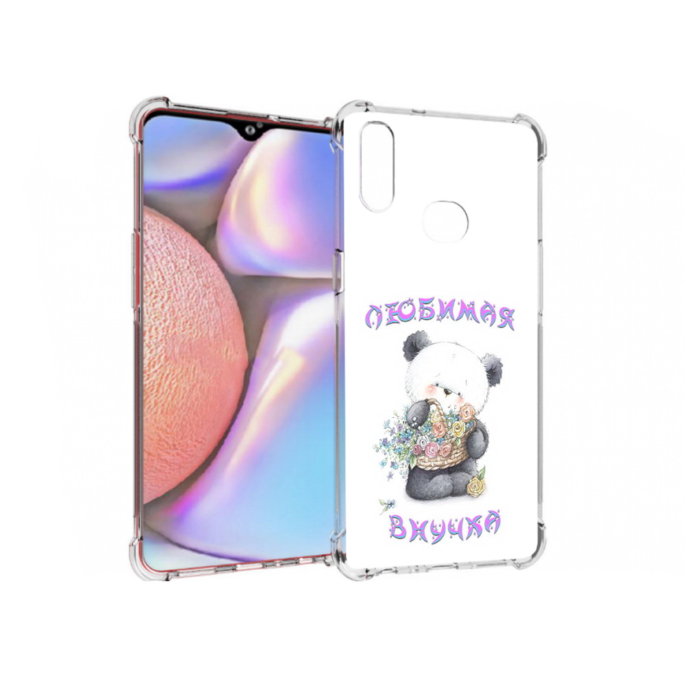 

Чехол MyPads Tocco для Samsung Galaxy A10s Любимая внучка (PT139908.534.110), Прозрачный, Tocco