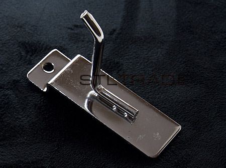 

Крючок металлический, 50x4.0мм, Серебристый