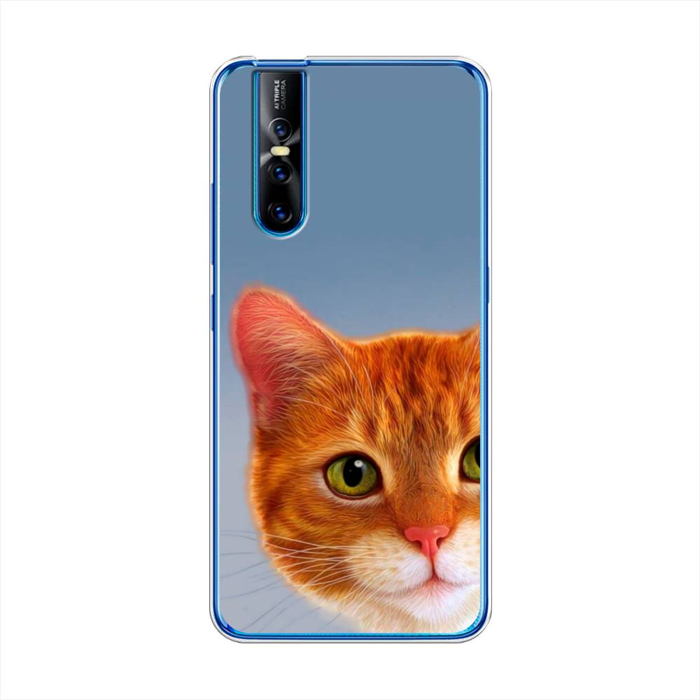 

Чехол для Vivo V15 Pro "Любопытный котик", Коричневый, 261150-1