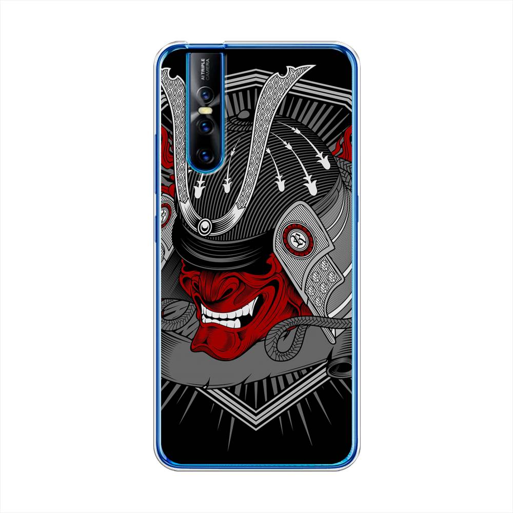 

Чехол для Vivo V15 Pro "Красная маска самурая", Белый;красный;черный, 261150-4
