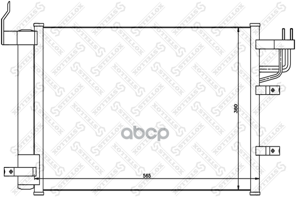 

10-45113-SX =NS94812=8FC 351 303-081=AVA KA5093 [976062F000] радиатор конд. Kia Cerato all