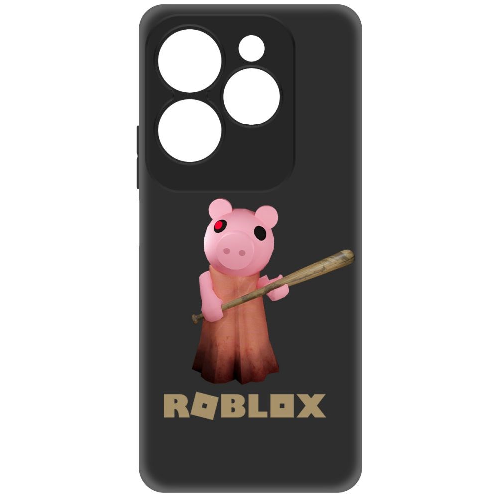 

Чехол-накладка Krutoff Soft Case Roblox-Пигги для INFINIX Hot 40 черный