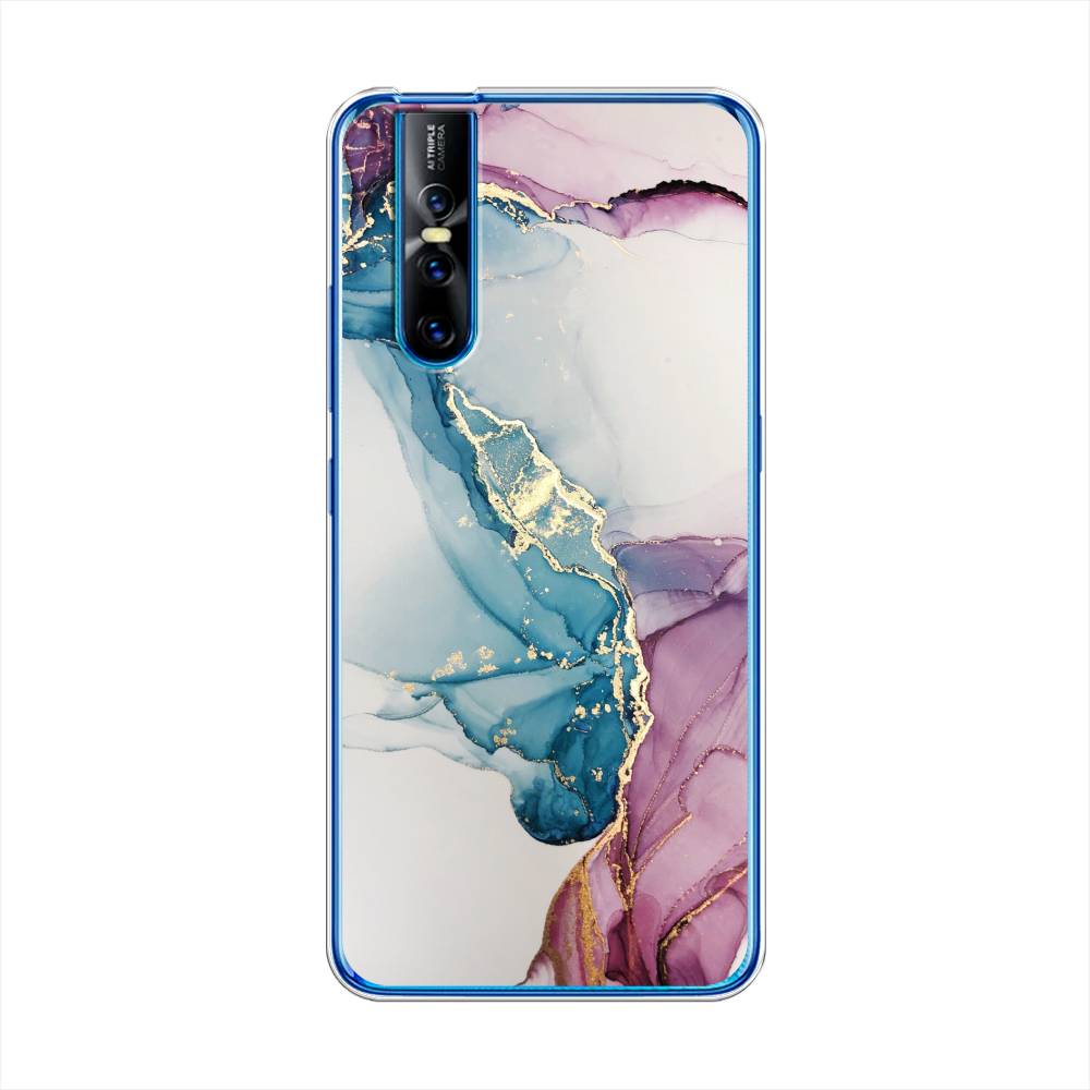 

Чехол для Vivo V15 Pro "Розовые разводы рисунок", 261150-3