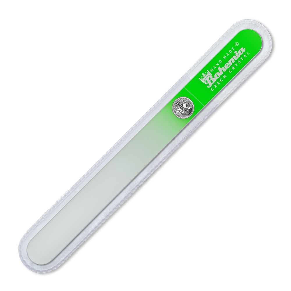 

Пилка для ногтей BOHEMIA Czech Nail Files 195493 салатовый стекло, Зеленый