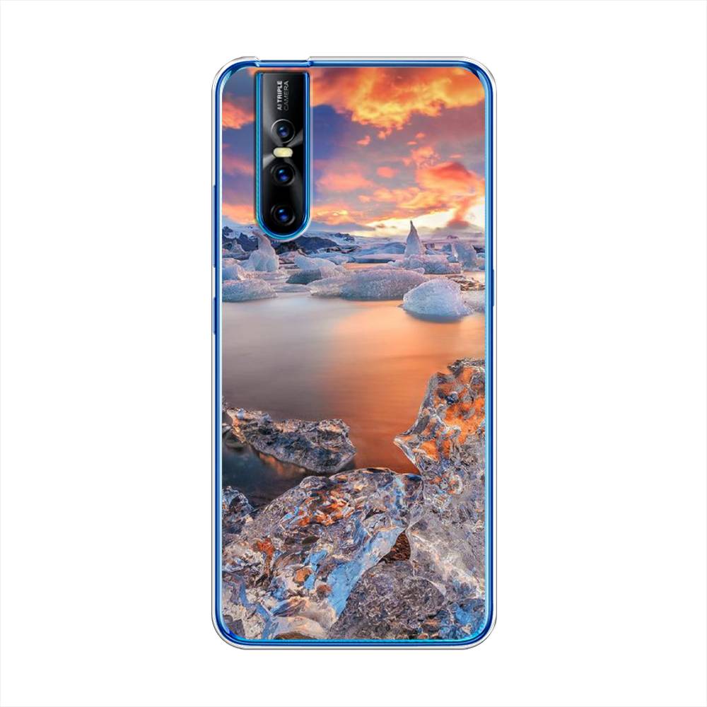 

Чехол для Vivo V15 Pro "Ледники", Синий;оранжевый, 261150-2