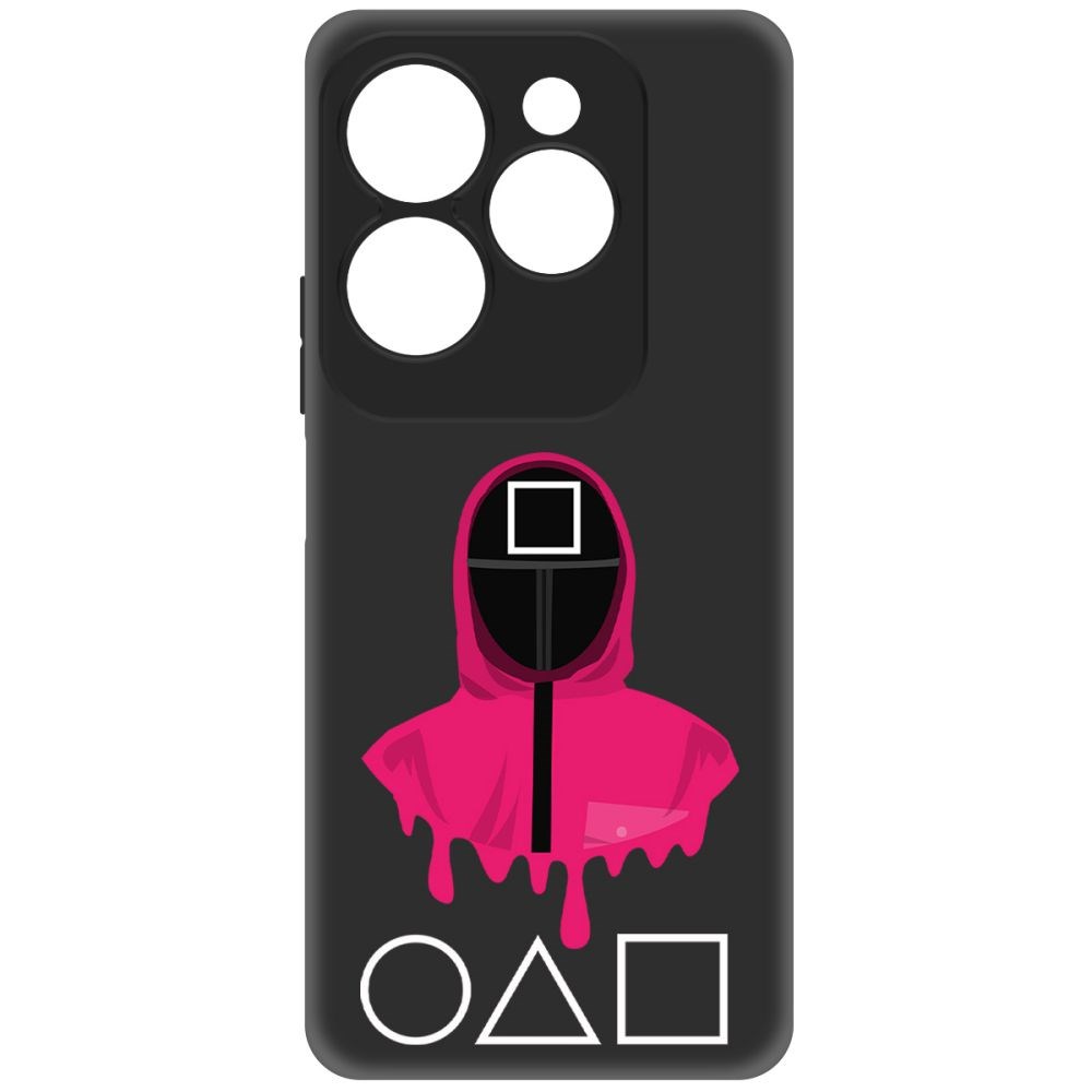 

Чехол-накладка Krutoff Soft Case Игра в кальмара-Начальник для INFINIX Hot 40 черный