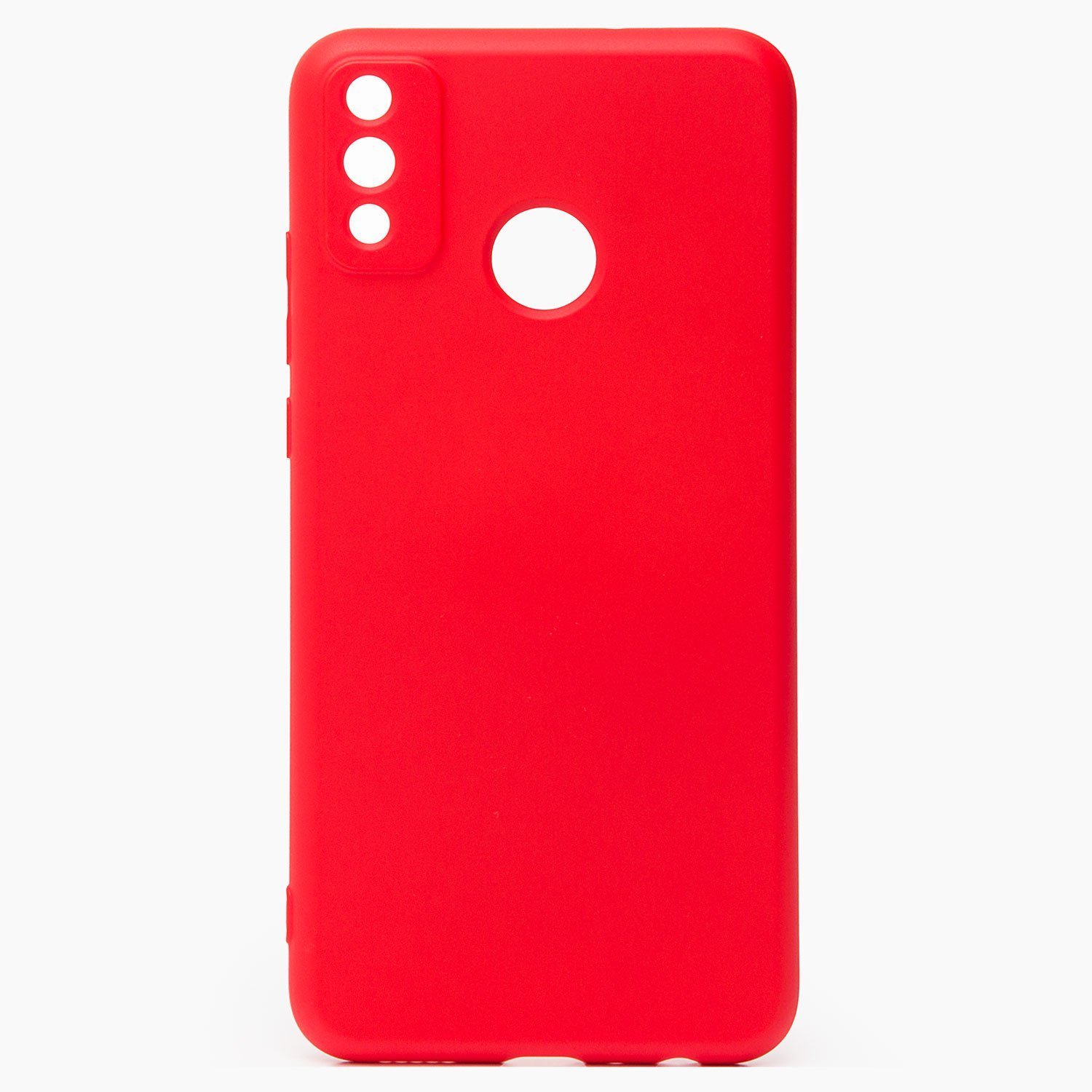 фото Чехол honor 9x lite силиконовый soft touch 4 <красный> promise mobile