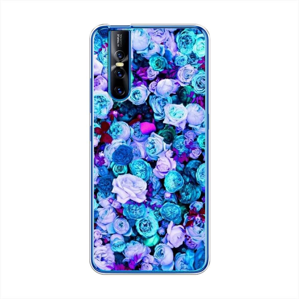 

Чехол для Vivo V15 Pro "Цветочный ковер", Фиолетовый, 261150-2