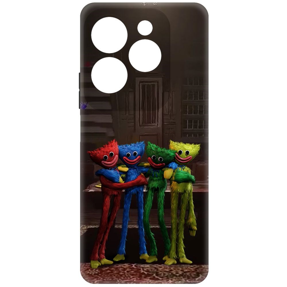 

Чехол-накладка Krutoff Soft Case Хаги Ваги - Мини-Хаги для INFINIX Hot 40 черный
