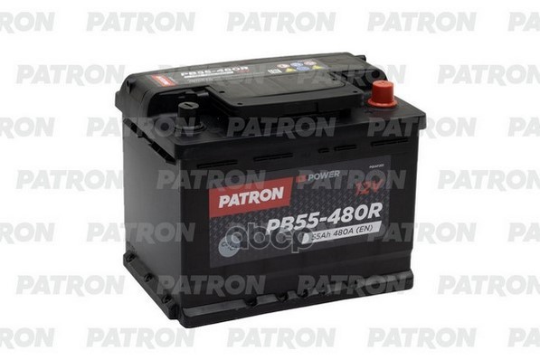 Аккумулятор Patron Power 12v 55ah 480a Etn 0(R+) B13 242x175x190mm 13,1kg PATRON арт. PB55