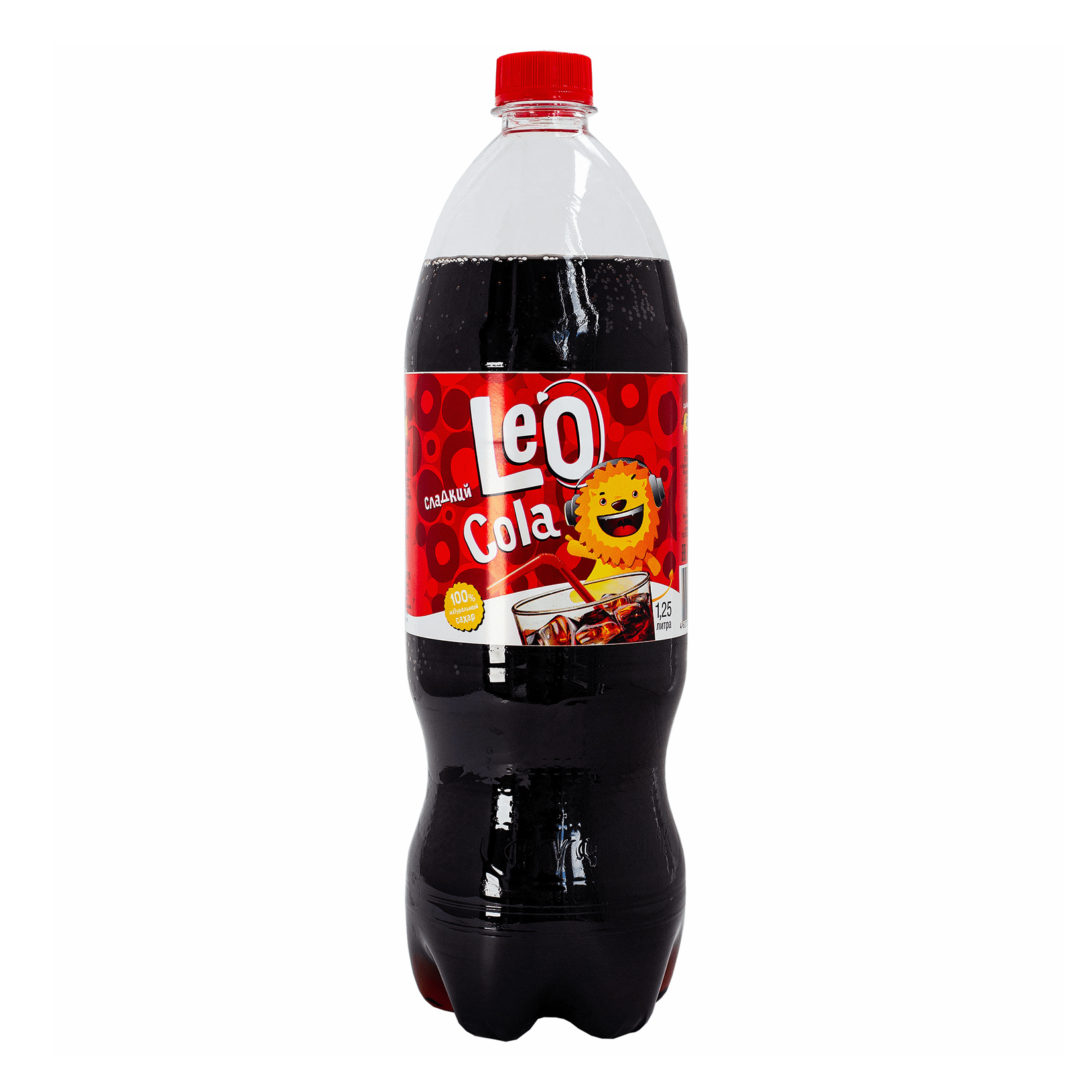

Газированный напиток Сладкий Leo Cola сильногазированный 1,25 л