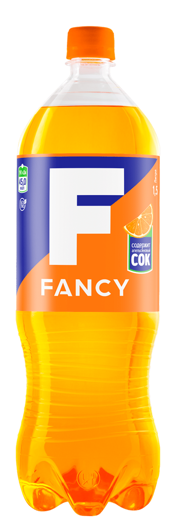 Газированный напиток Fancy апельсин 2 л