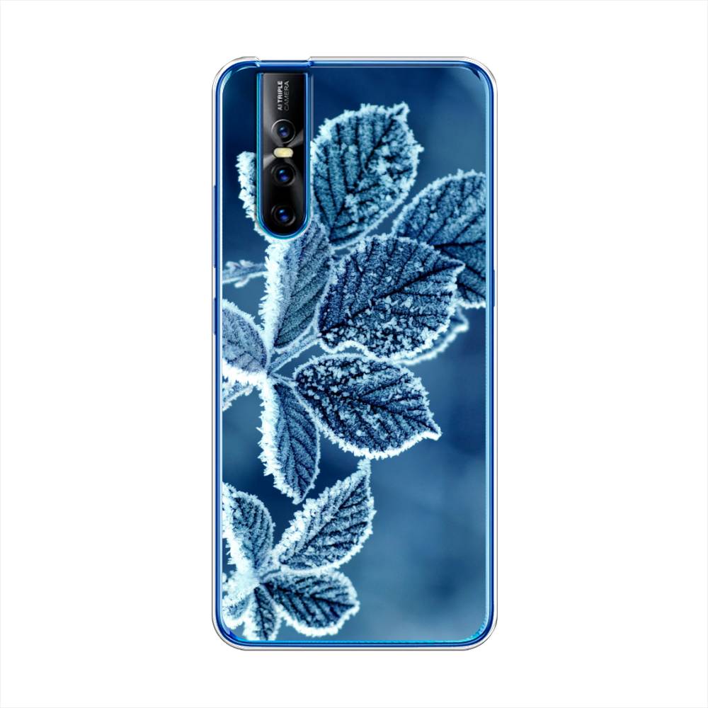 

Чехол на Vivo V15 Pro "Зима 6", Голубой;белый, 261150-2
