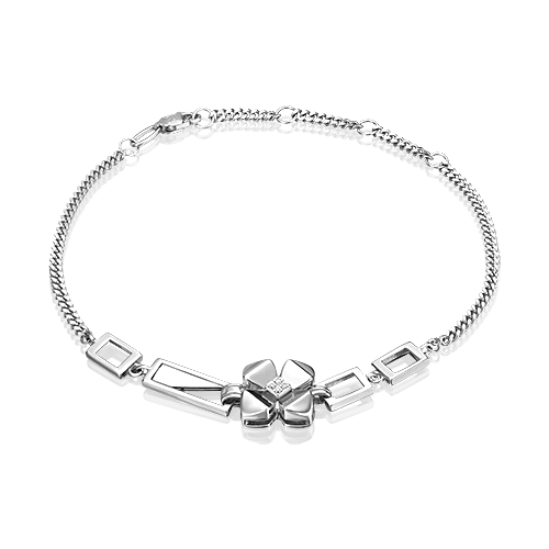 фото Браслет из золота с бриллиантом р.16-21 platina jewelry 05-0731-00-101-1120