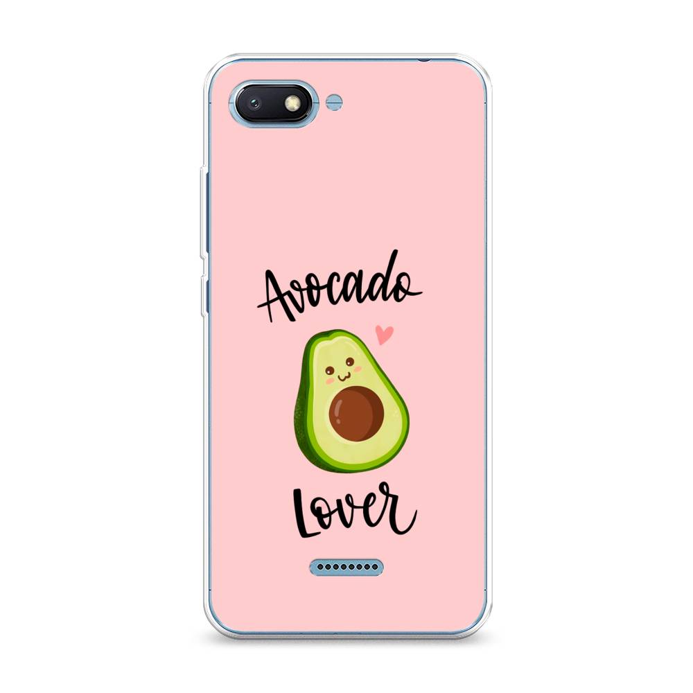 

Чехол на Xiaomi Redmi 6A "Avocado lover", Розовый;зеленый, 34150-6