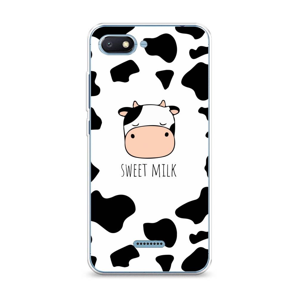 

Чехол на Xiaomi Redmi 6A "Sweet milk", Розовый;белый;черный, 34150-1
