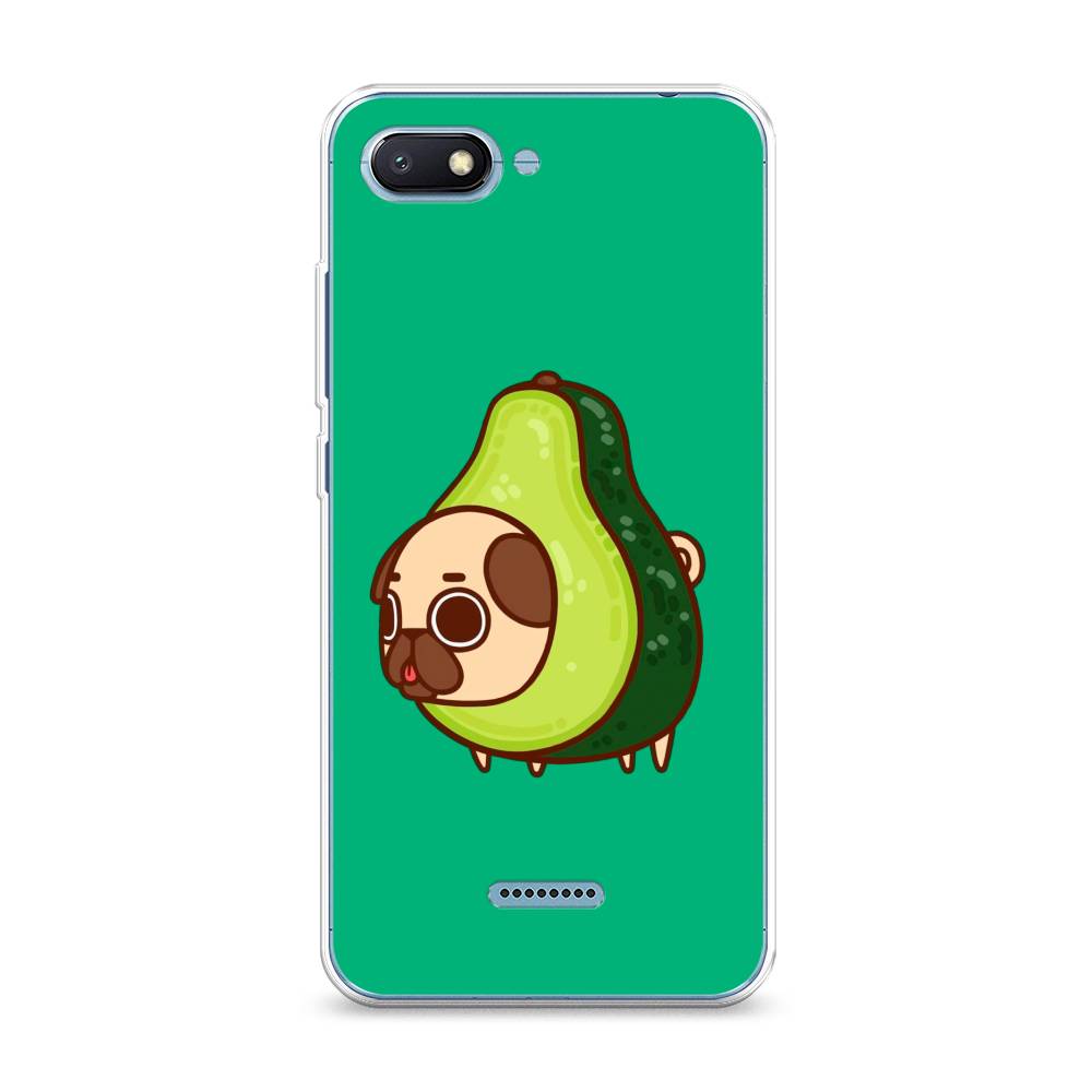 

Чехол на Xiaomi Redmi 6A "Мопс авокадик", Зеленый, 34150-1