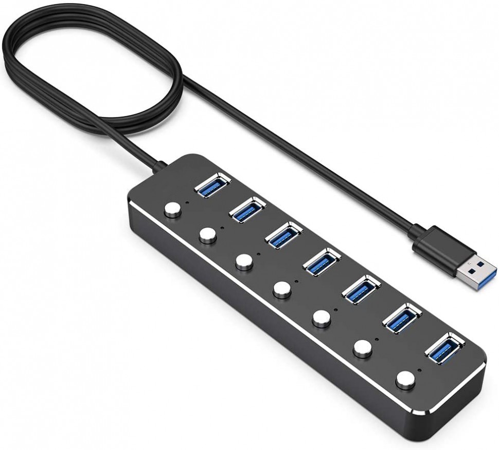 

USB-концентратор 2emarket Black