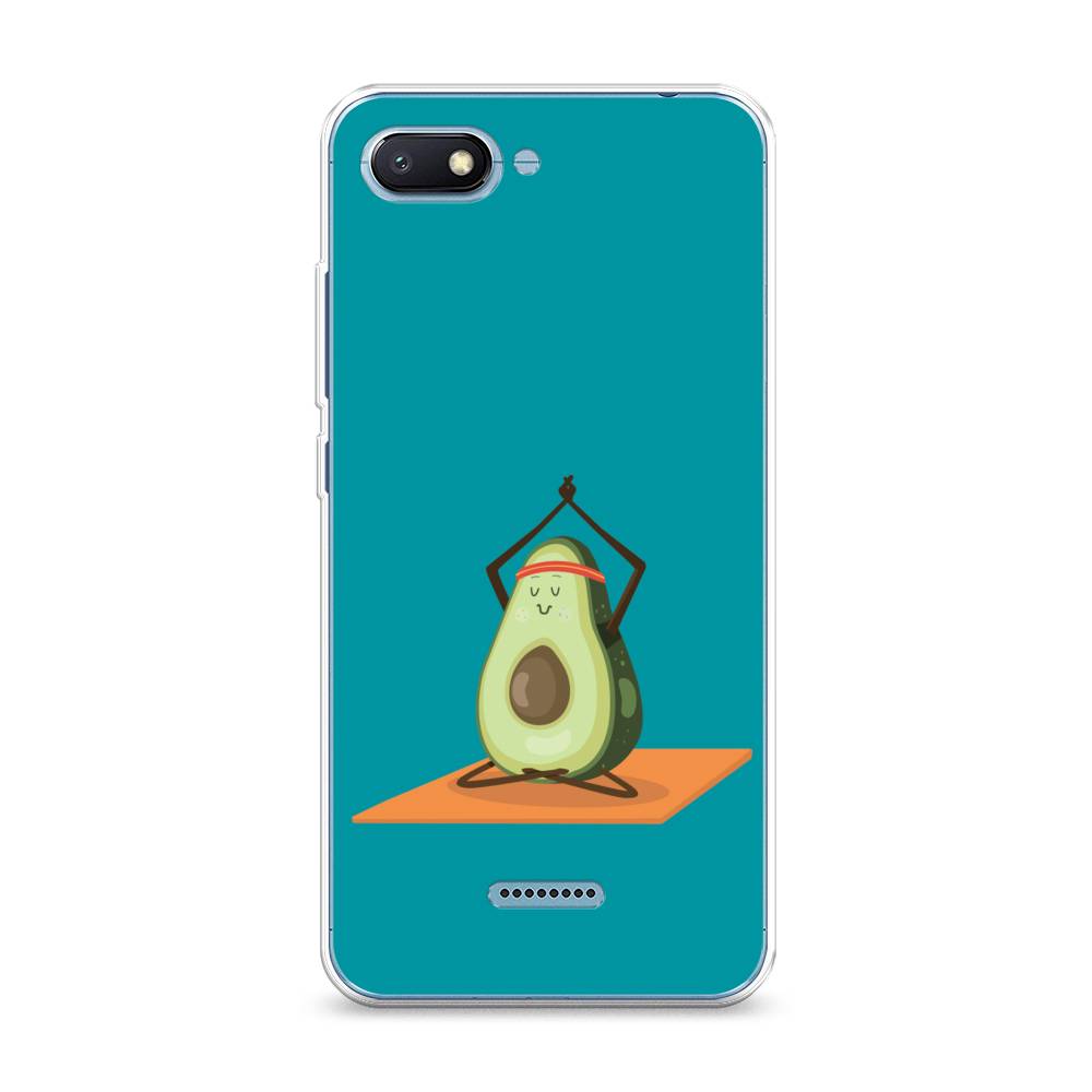 

Чехол на Xiaomi Redmi 6A "Расслабься с авокадо", Голубой, 34150-6