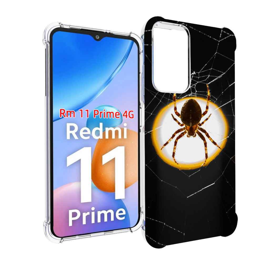 

Чехол MyPads паук-с-паутинкой для Xiaomi Redmi 11 Prime 4G, Прозрачный, Tocco