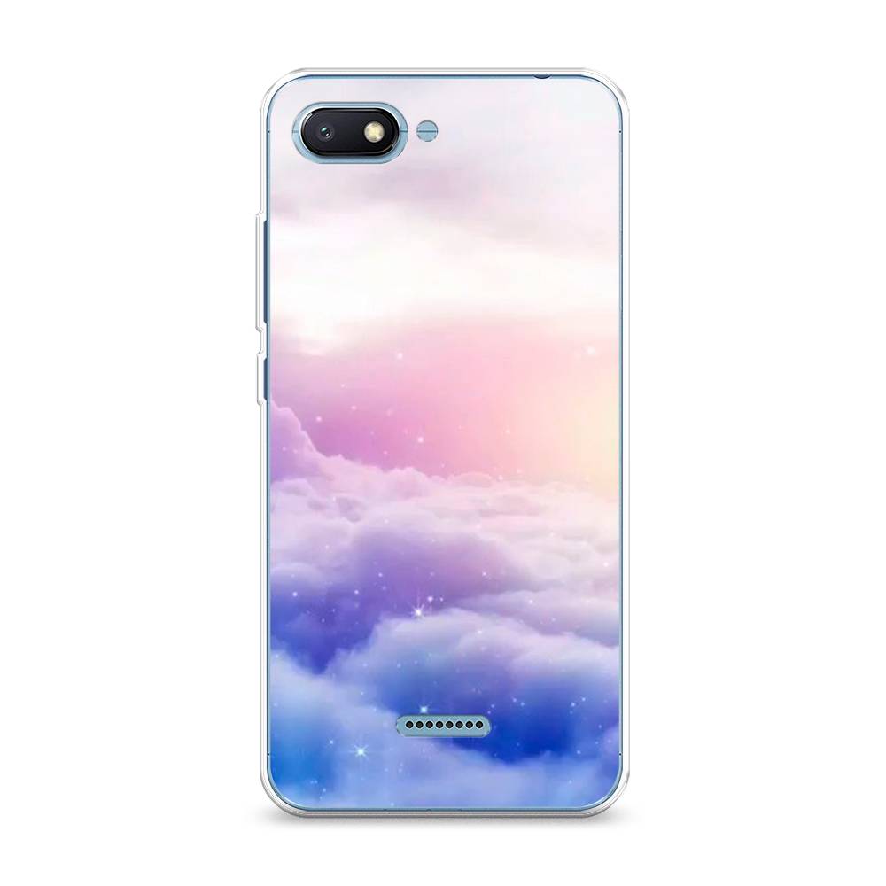

Чехол на Xiaomi Redmi 6A "Небеса", Голубой;белый;розовый, 34150-2
