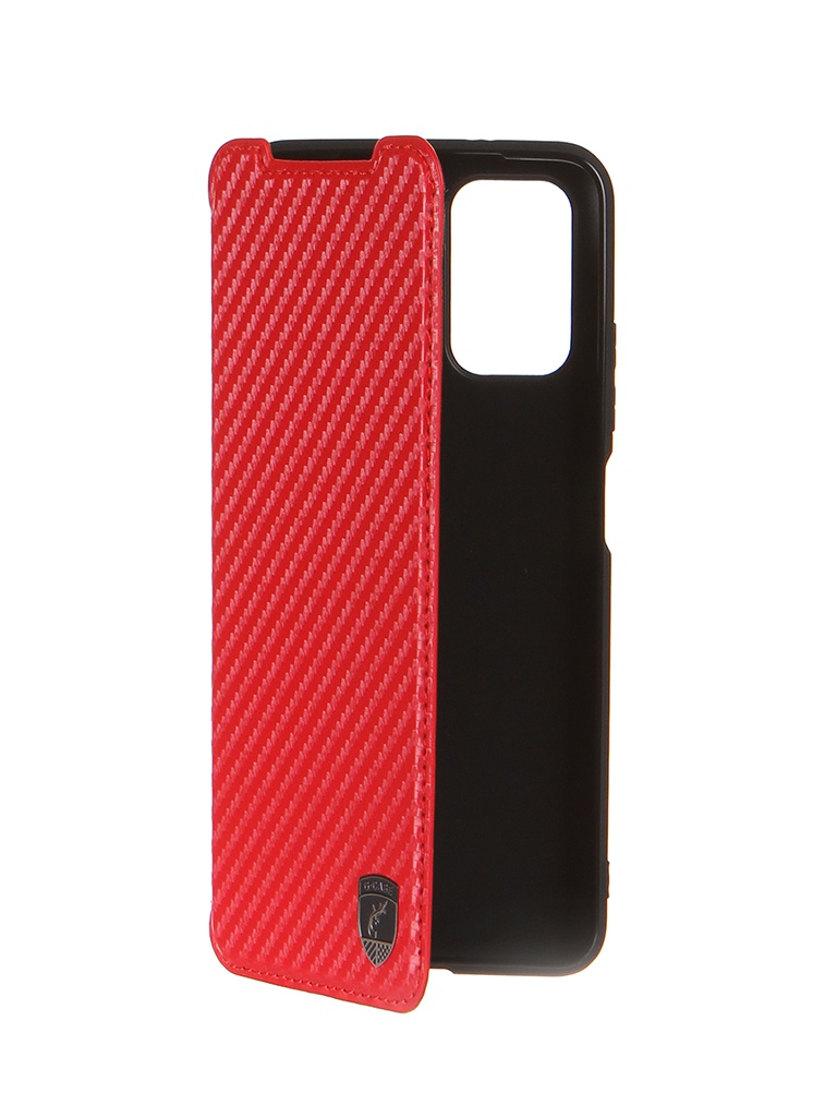 фото Чехол g-case для xiaomi redmi note 10 / 10s slim premium carbon red gg-1427