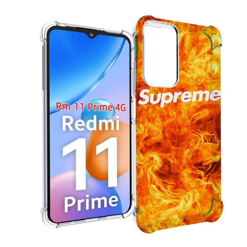 

Чехол MyPads пламя-пламенное суприм для Xiaomi Redmi 11 Prime 4G, Прозрачный, Tocco