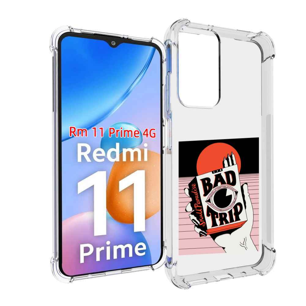 

Чехол MyPads плохая пачка для Xiaomi Redmi 11 Prime 4G, Прозрачный, Tocco