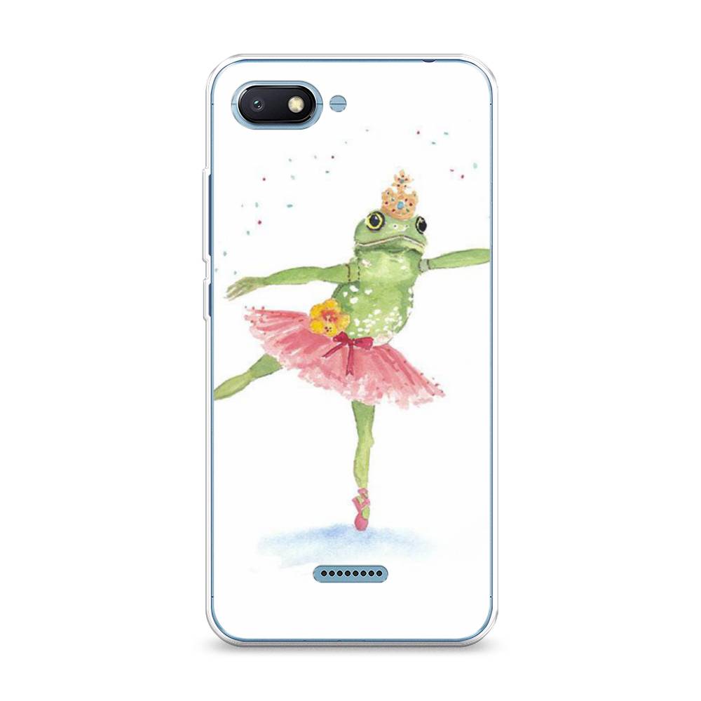 

Чехол на Xiaomi Redmi 6A "Лягушка-балерина", Зеленый, 34150-4