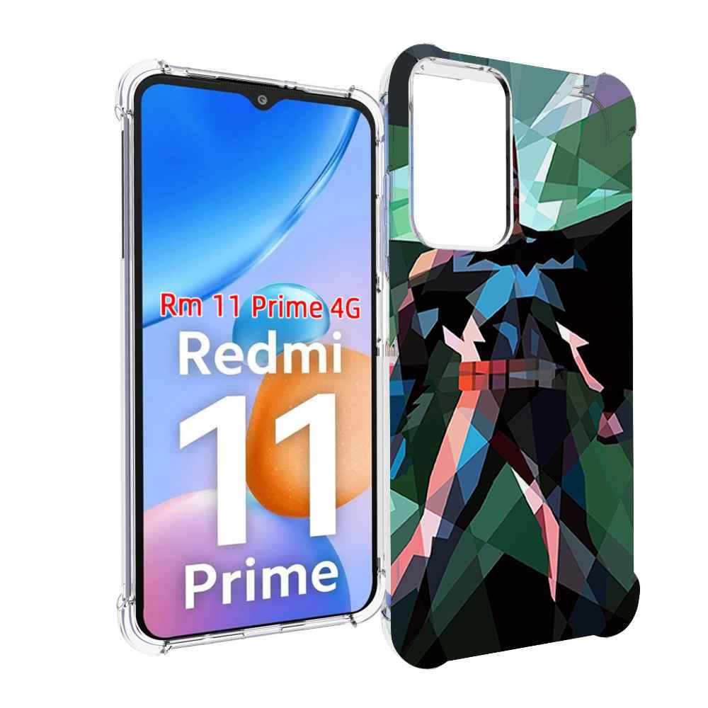 

Чехол MyPads полигональный-бэтмен-арт для Xiaomi Redmi 11 Prime 4G, Прозрачный, Tocco