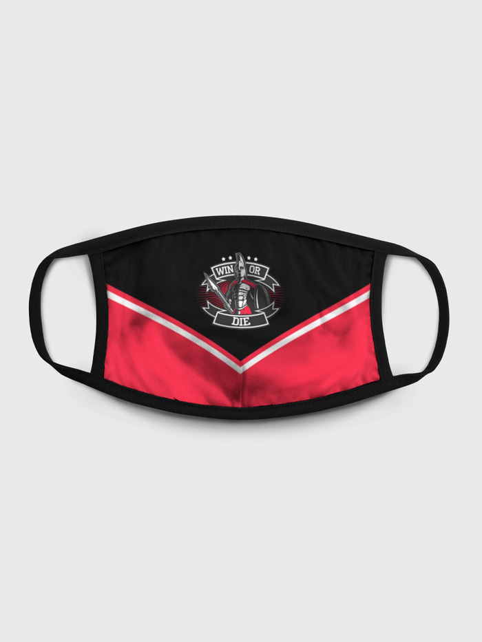 

Многоразовая маска унисекс Burnettie Win Or Die, Разноцветный, Win Or Die