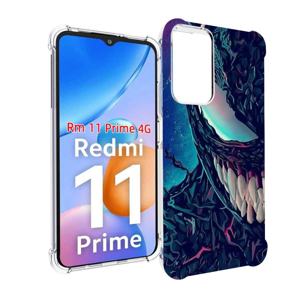 

Чехол MyPads полу веном для Xiaomi Redmi 11 Prime 4G, Прозрачный, Tocco