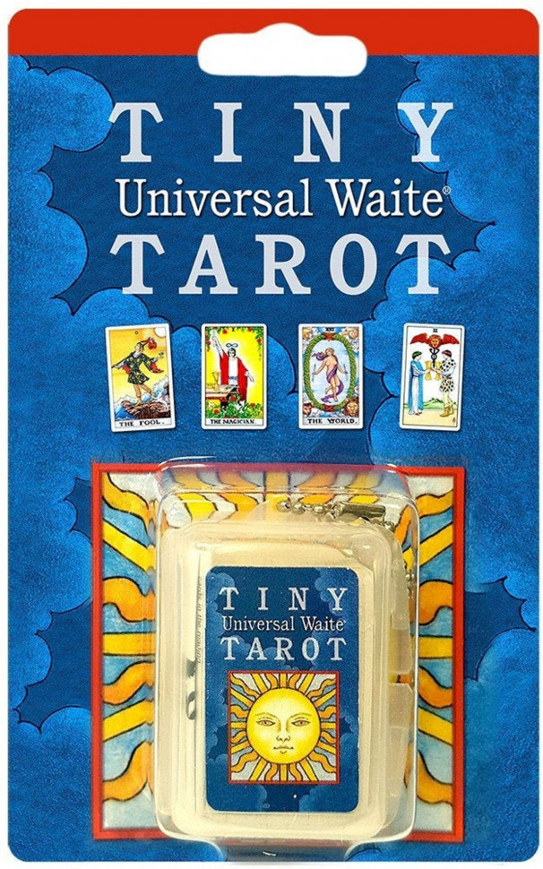 фото Мини карты таро универсальная колода таро уэйта / universal waite tarot key chain u.s. games systems