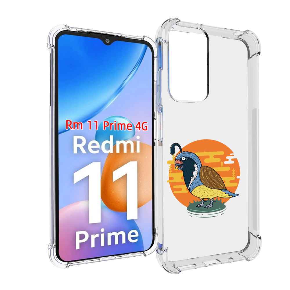 

Чехол MyPads попугай-на-острове для Xiaomi Redmi 11 Prime 4G, Прозрачный, Tocco